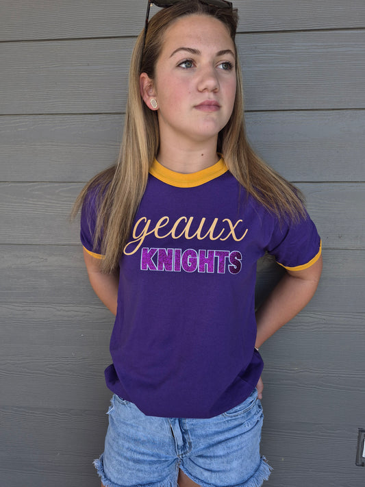 geaux KNIGHTS retro tee