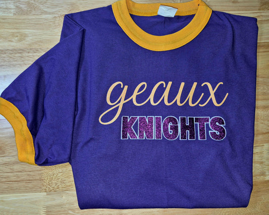 geaux KNIGHTS retro tee