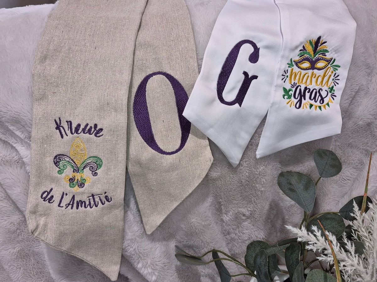 Custom Wreath Sash