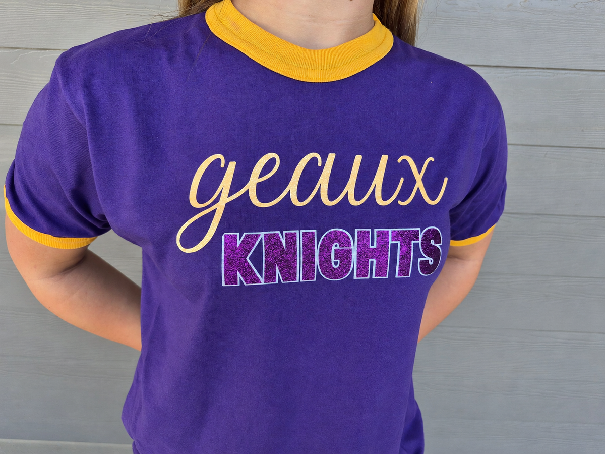 geaux KNIGHTS retro tee